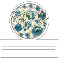 Frühlingszeit Kranzschiene, Frühlingskranz, Frühlingsdekor, Haustürdekoration, Frühlingsblumendekor, Frühlingsdekoration von HotMeshMom