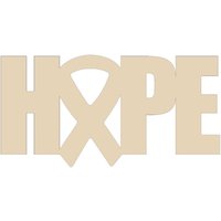 Hope Kranz Zeichen Cancer Awareness Holz Ausschnitt | Unbemalt Hope Kranz Zeichen Cancer Awareness Holz Ausschnitt | Unbemalt von HotMeshMom