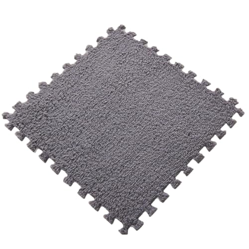 30 x 30 x 1 cm cm Plüsch-Puzzle-Schaumstoff-Bodenmatte, rutschfeste Puzzle-Bereichsteppich-Spielmatte für den Zimmerboden,Grau,6pcs 30 x 30 x 1 cm cm Plüsch-Puzzle-Schaumstoff-Bodenmatte, rutschfeste Puzzle-Bereichsteppich-Spielmatte für den Zimmerboden,Grau,6pcs von HotYou