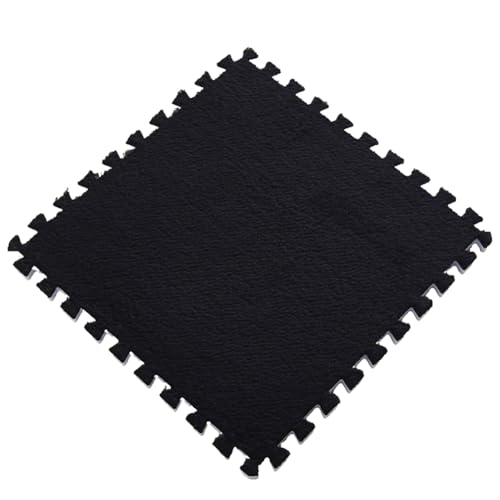 30 x 30 x 1 cm cm Plüsch-Puzzle-Schaumstoff-Bodenmatte, rutschfeste Puzzle-Bereichsteppich-Spielmatte für den Zimmerboden,Schwarz,9pcs 30 x 30 x 1 cm cm Plüsch-Puzzle-Schaumstoff-Bodenmatte, rutschfeste Puzzle-Bereichsteppich-Spielmatte für den Zimmerboden,Schwarz,9pcs von HotYou