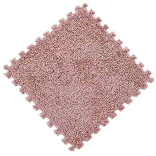 Ineinandergreifende Schaumstoff-Teppichfliesen, Teppich Wohnzimmer, 30 x 30 x 1 cm Plüsch-Puzzle-Schaum-Bodenmatte Mit Rand Teppich WohnzimmerFür Wohnzimmer/Schlafzimmer,Rot 2,6pcs Ineinandergreifende Schaumstoff-Teppichfliesen, Teppich Wohnzimmer, 30 x 30 x 1 cm Plüsch-Puzzle-Schaum-Bodenmatte Mit Rand Teppich WohnzimmerFür Wohnzimmer/Schlafzimmer,Rot 2,6pcs von HotYou