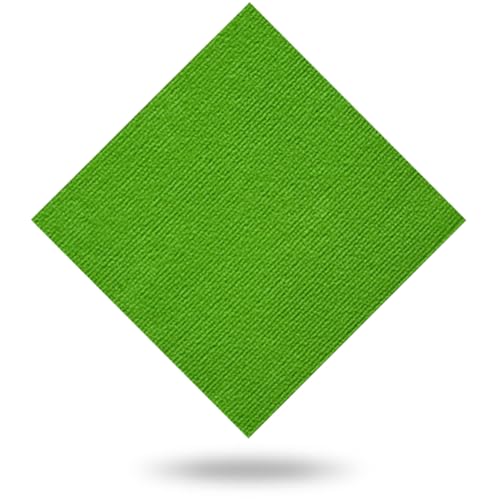 Teppichfliesen Selbstklebender, modular einsetzbarer und zuschneidbarer Teppich, 30cm x 30cm – Waschbare Einzelteile, rückstandsfrei entfernbar, für Schlafzimmer, Wohnzimmer, Küche,Grün,10 Stücke von HotYou