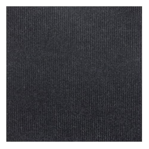 Teppichfliesen Selbstklebender,Auslegware Teppichboden 30 x 30 cm, Teppich zum Zuschneiden, Teppichfliesen Selbstliegend, Rutschfest, Waschbaren Verschleißfest für Schlafzimmer,Schwarz,16 Stücke von HotYou