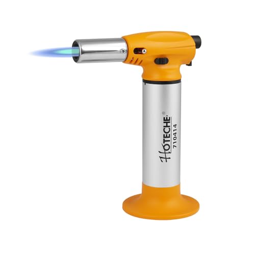 Hoteche Lötbrenner Gasbrenner Aluminium 130x75x170MM geeignet für Metallheizung einfache Rohrschweißarbeiten Lötlampe und Küche Flambierbrenner für Backen und Haarentfernung(Butan nicht Inbegriffen) von Hoteche