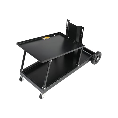 Hoteche Schweißwagen - 77x32.8x50cm, 1.5mm A3 Stahlblech, 6-Zoll-Kunststoffräder, 2.5-Zoll-Lenkrollen, Ideal für Schweißarbeiten Hoteche Schweißwagen - 77x32.8x50cm, 1.5mm A3 Stahlblech, 6-Zoll-Kunststoffräder, 2.5-Zoll-Lenkrollen, Ideal für Schweißarbeiten von Hoteche