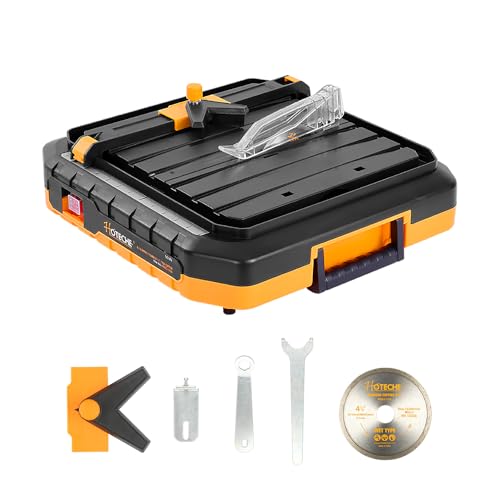 Hoteche elektrischer Fliesenschneider 500W mit Elektromagnetischem Schalter 5200RPM Arbeitsfläche 330x360mm Schneidtiefe 22.5mm bei 90 Grad und 12.5mm bei 45 Grad geeignet für Fliesen schneiden Hoteche elektrischer Fliesenschneider 500W mit Elektromagnetischem Schalter 5200RPM Arbeitsfläche 330x360mm Schneidtiefe 22.5mm bei 90 Grad und 12.5mm bei 45 Grad geeignet für Fliesen schneiden von Hoteche