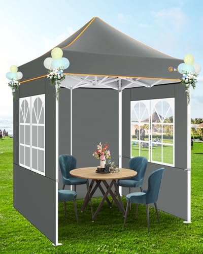 HOTEEL 2x2m Pop-up Pavillon Wasserdicht mit 4 Seitenteilen von Hoteel