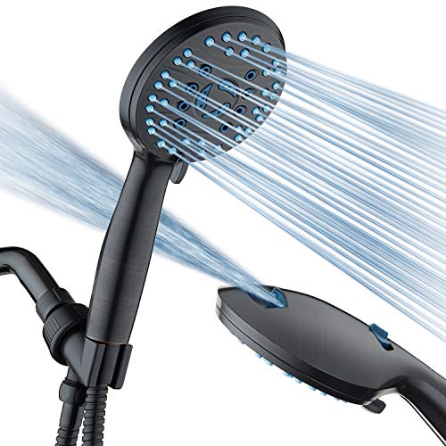 AquaCare AS-SEEN-ON-TV Hochdruck-Handbrause, 8 Modi, antimikrobielle Düsen, integrierte Power-Wash zur Reinigung von Wanne, Fliesen und Haustieren, Edelstahl-Schlauch, Wand- und Überkopfhalterungen AquaCare AS-SEEN-ON-TV Hochdruck-Handbrause, 8 Modi, antimikrobielle Düsen, integrierte Power-Wash zur Reinigung von Wanne, Fliesen und Haustieren, Edelstahl-Schlauch, Wand- und Überkopfhalterungen von Hotel Spa