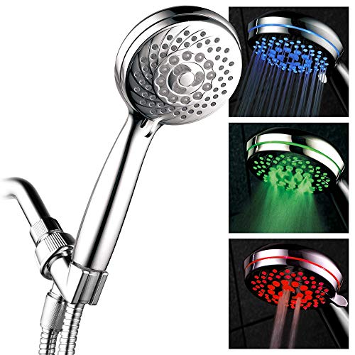 hotelspa spectrumtm luxuriösen 7-setting/7-color LED Handheld 26060000 mit Chrom Face. 7 Farben von LED-Leuchten wechseln automatisch alle Paar Sekunden. hotelspa spectrumtm luxuriösen 7-setting/7-color LED Handheld 26060000 mit Chrom Face. 7 Farben von LED-Leuchten wechseln automatisch alle Paar Sekunden. von Hotel Spa