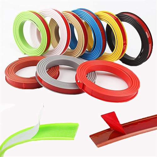 100m Kantenumleimer Selbstklebend Kantenschutz Umleimer Furnierklebeband Kein Aufbügeln, U-Form TPE Möbelkantenband, selbstsichernde Furnier-Randschiene (Color : Black, Size : 32mm) von Hothuimin