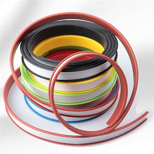 2m Kantenumleimer Selbstklebend Kantenschutz Umleimer Furnierklebeband Kein Aufbügeln, U-Form TPE Möbelkantenband, selbstsichernde Furnier-Randschiene (Color : Green, Size : 40mm) von Hothuimin
