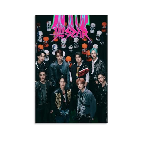 Hotoice Stray-Poster für Kinder, Musikgruppe, Kpop, Vintage-Poster für Zimmer, ästhetische Leinwand, Wandkunst, Schlafzimmerdekoration, 30 x 45 cm Hotoice Stray-Poster für Kinder, Musikgruppe, Kpop, Vintage-Poster für Zimmer, ästhetische Leinwand, Wandkunst, Schlafzimmerdekoration, 30 x 45 cm von Hotoice