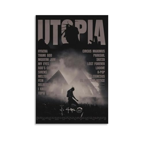 Hotoice Travis Poster Scott Rapper Musik Vintage Retro Cover Poster für Zimmer Ästhetische Leinwand Wandkunst Schlafzimmer Dekor 40 x 60 cm Hotoice Travis Poster Scott Rapper Musik Vintage Retro Cover Poster für Zimmer Ästhetische Leinwand Wandkunst Schlafzimmer Dekor 40 x 60 cm von Hotoice