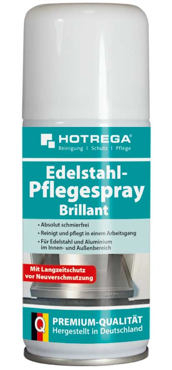 Hotrega Edelstahl-Pflegespray "Brillant" 150 ml Spraydose von Hotrega