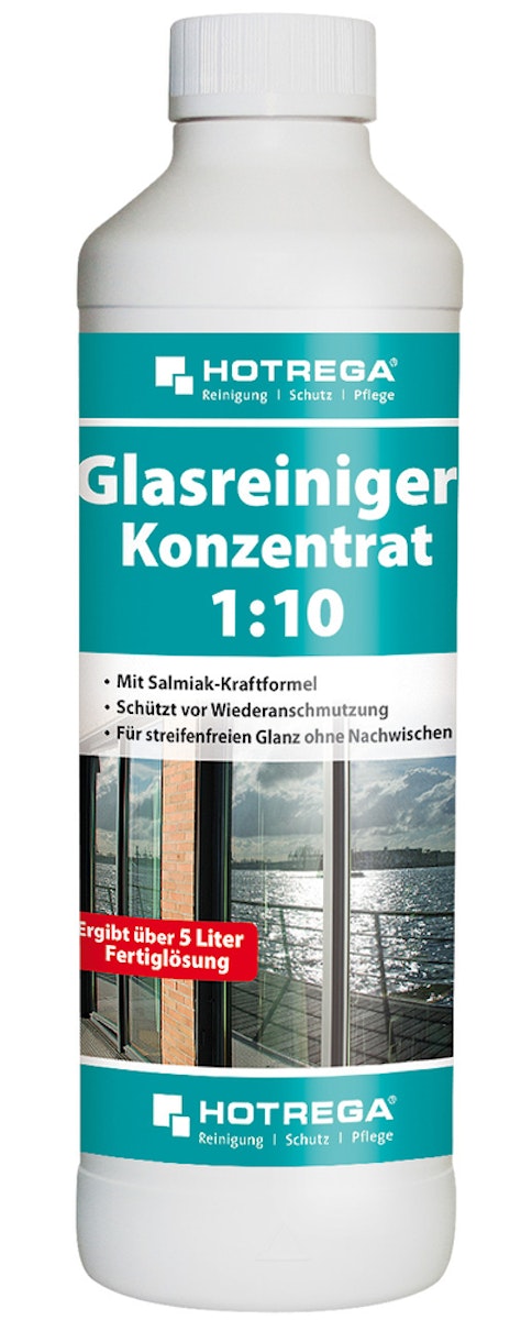 Hotrega Glasreiniger-Konzentrat 1:10 500 ml Flasche (Konzentrat) von Hotrega