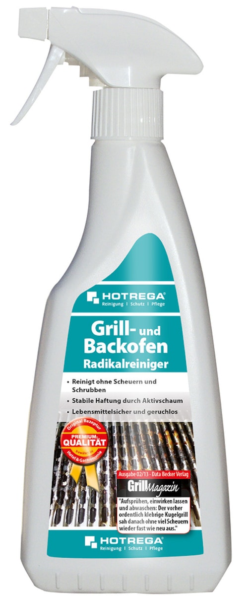Hotrega Grill- und Backofen-Radikalreiniger 500 ml Flachsprühflasche von Hotrega