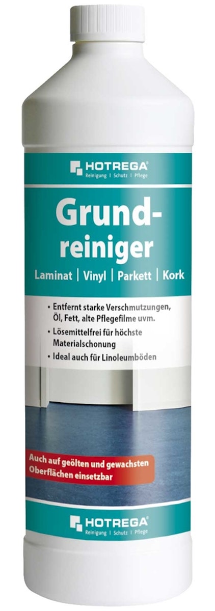 Hotrega Grundreiniger Laminat/Parkett/Kork/Vinyl 1 Liter Flasche (Konzentrat) von Hotrega