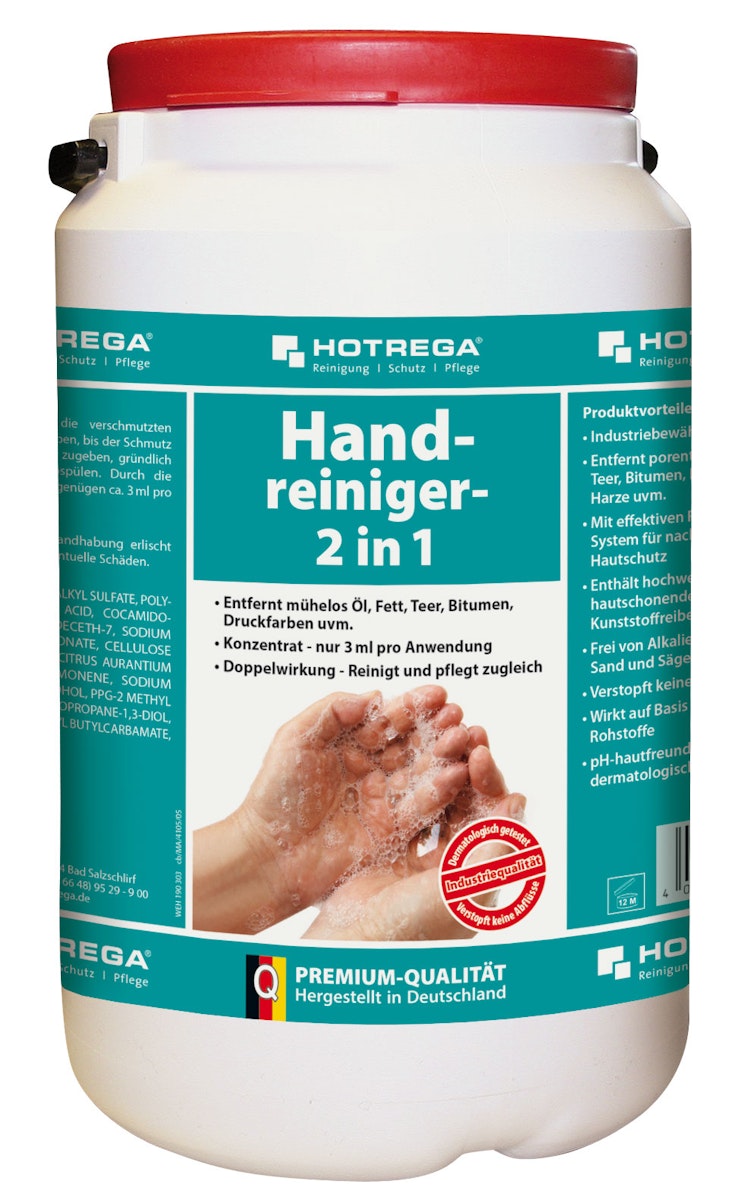 Hotrega Handreiniger 2 in 1 3 Liter Eimer von Hotrega