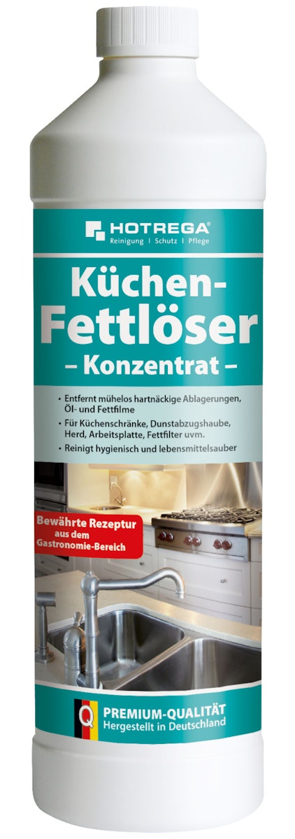 Hotrega Küchen-Fettlöser 1 Liter Flasche (Konzentrat) von Hotrega