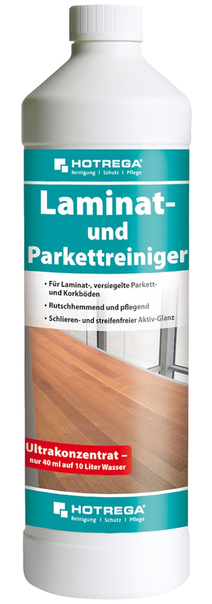 Hotrega Laminat- und Parkett-Reiniger 1 Liter Flasche (Konzentrat) von Hotrega