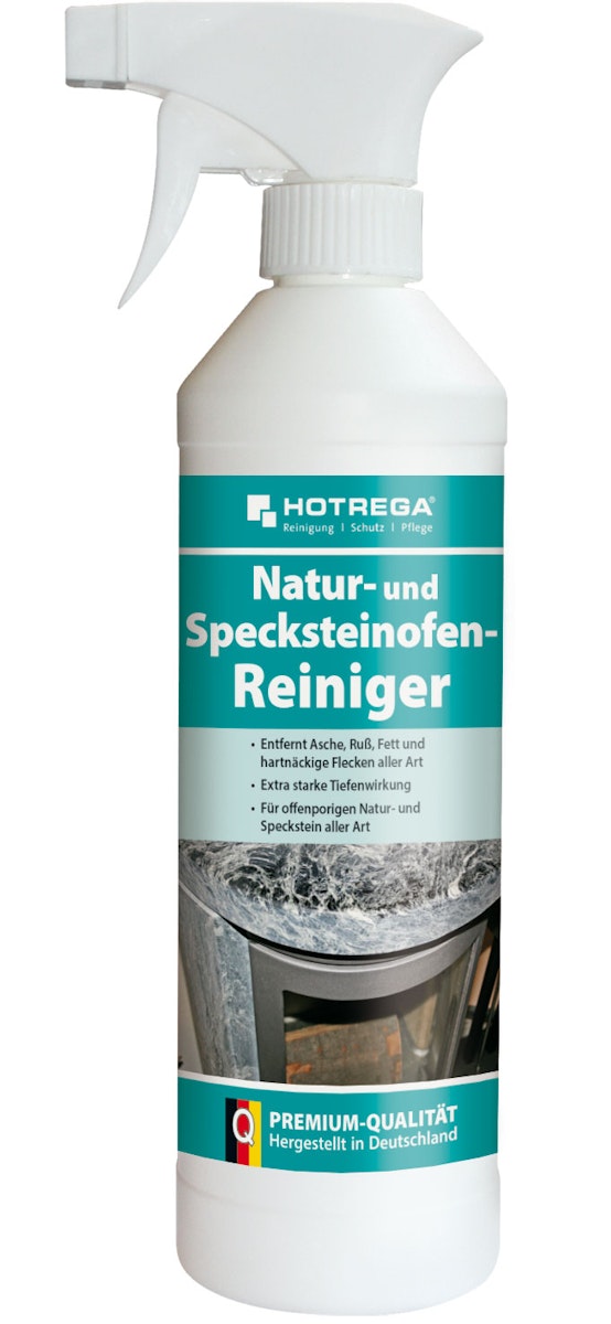 Hotrega Natur- und Specksteinofen-Reiniger 500 ml Sprühflasche Hotrega Natur- und Specksteinofen-Reiniger 500 ml Sprühflasche von Hotrega