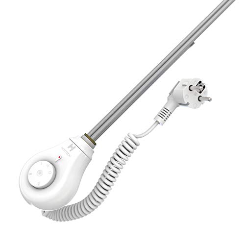 HOTTECH - Elektro Heizstab Elektrisch Drop, Heizpatrone Badheizkörper 600 Watt, Hergestellt in der EU, Tauchsieder mit Thermostat, Turbo-Modus für Badheizkörper und Handtuchtrockner - Weiß HOTTECH - Elektro Heizstab Elektrisch Drop, Heizpatrone Badheizkörper 600 Watt, Hergestellt in der EU, Tauchsieder mit Thermostat, Turbo-Modus für Badheizkörper und Handtuchtrockner - Weiß von Hottech