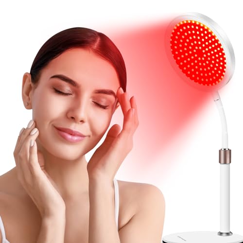 Hottoerak Rotlichtlampe mit Sockel, 140LEDs Rotlicht Therapie mit Timer, 660nm Rotlichtlampe Therapie mit Verstellbarer Schwanenhals & Verstellbare Höhe für Büro/Heim Gebrauch Hottoerak Rotlichtlampe mit Sockel, 140LEDs Rotlicht Therapie mit Timer, 660nm Rotlichtlampe Therapie mit Verstellbarer Schwanenhals & Verstellbare Höhe für Büro/Heim Gebrauch von Hottoerak