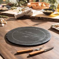 Hotty Tischset Schiefer - Individuell Gravierte Schieferplatten Als Tischsets in Verschiedenen Formen Hotty Tischset Schiefer - Individuell Gravierte Schieferplatten Als Tischsets in Verschiedenen Formen von HottyBBQ