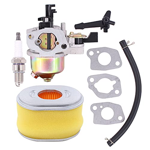 HouYeen Vergaser-Kit für Honda 168F GX120 GX160 5.5HP GX200 6.5HP Motor Vergaser mit Luftfilter Zündkerze Kraftstoffschlauch Dichtungssatz von HouYeen