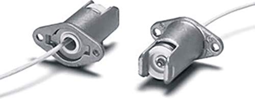 Houben 109265 A++ to A, Fassung, Metall, 10 W, Integriert, grau, 35 x 35 x 25 cm von Houben