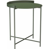 Beistelltisch EDGE Tray olive green Ø 46 cm von Houe