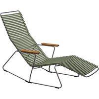 Liegestuhl CLICK Sunrocker olive green von Houe