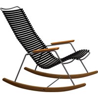 Schaukelstuhl CLICK Rocking Chair black von Houe