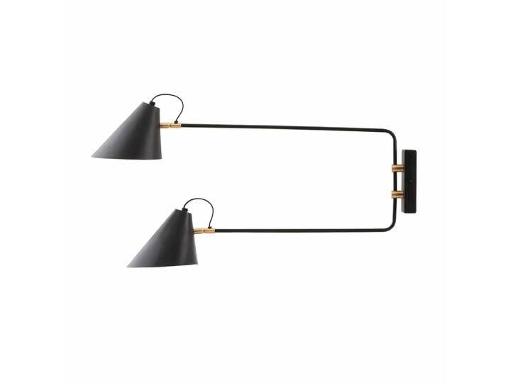 B-Ware House Doctor Club Wandleuchte Double Leselampe Nachttischlampe 2 Flammig Schwarz B-Ware von House-Doctor