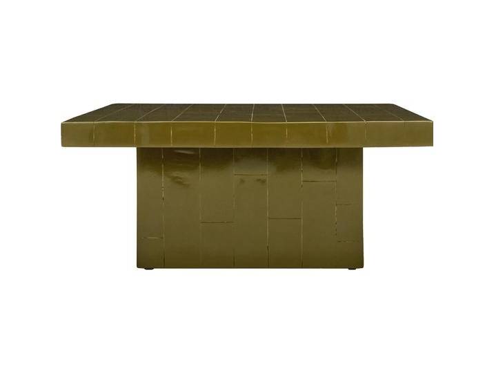House Doctor, Couchtisch + Beistelltisch, Coffee table, HDBrick, Green (100 x 100 x 15 cm) von House-Doctor