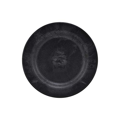 House Doctor 259190401 Plate, Serveur, Black, dia: 18 cm, 4 stk/pk Teller, Aluminium von House Doctor