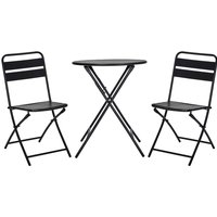 House Doctor - Helo Bistro-Set, schwarz von House Doctor