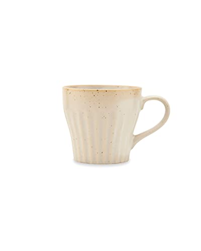 House Doctor Kaffeetasse Berica Beige | Große Tasse für Kaffee, Tee und andere Heißgetränke | Dänisches Design mit Wohlfühlästhetik von House Doctor