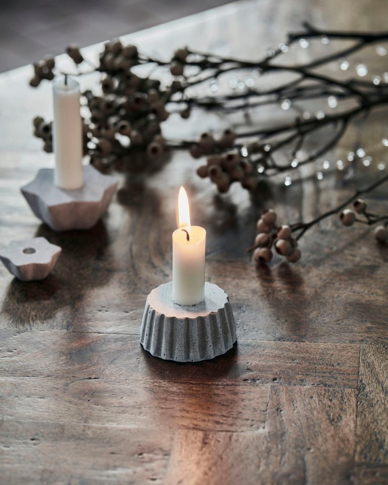 House Doctor Kerzenständer Kerzenständer MOLD BAKE M Grau House Doctor Kerzenständer Kerzenständer MOLD BAKE M Grau von House Doctor
