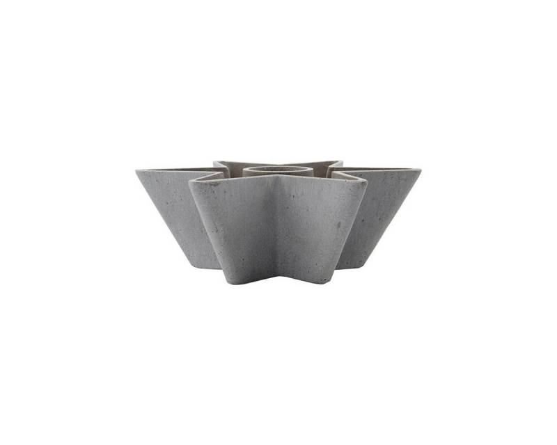 House Doctor Kerzenständer Kerzenständer MOLD Stern grau, 27x30x10cm von House Doctor