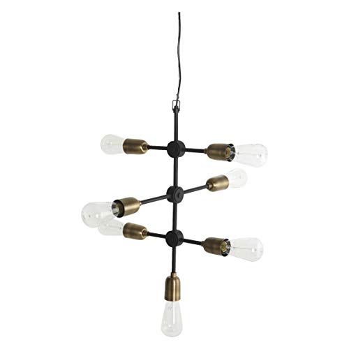 House Doctor - Molecular Pendel Lamp - Black/Brass (203660810) von House Doctor