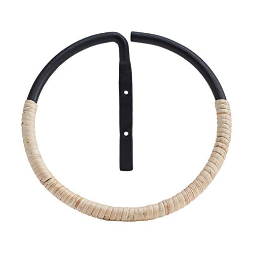 House Doctor Ring, Glas, Natur und Schwarz, Dm: 20 cm von House Doctor