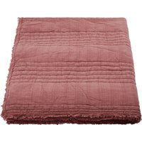 House Doctor - Ruffle Decke, 130 x 180 cm, dusty berry von House Doctor