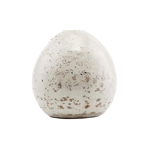 House Doctor Vase, Bambus, Weiss/Grau, 10x9 von House Doctor