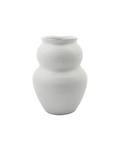 House Doctor Vase, Juno, Weiß, Product Size:h: 22.5 cm, Dia: 17 cm, 205420080 von House Doctor