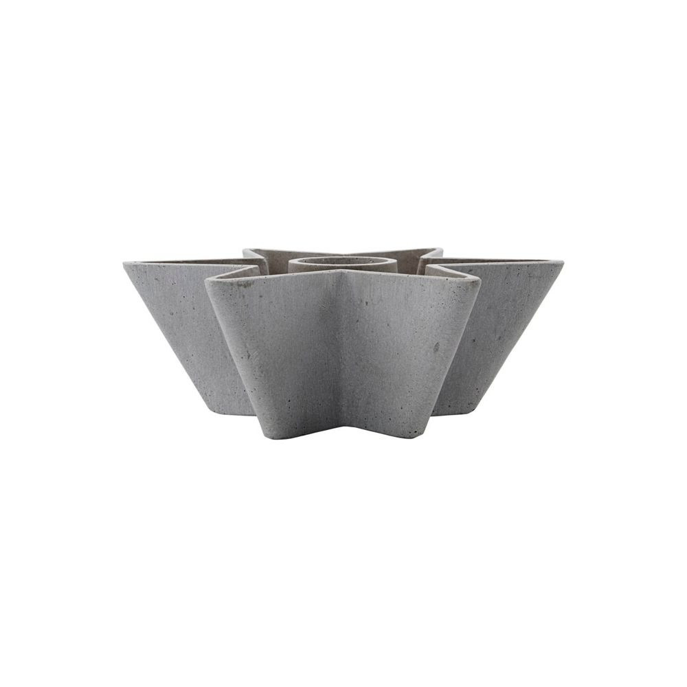 House Doctor - Mold Star Candle Holder Grey von House Doctor