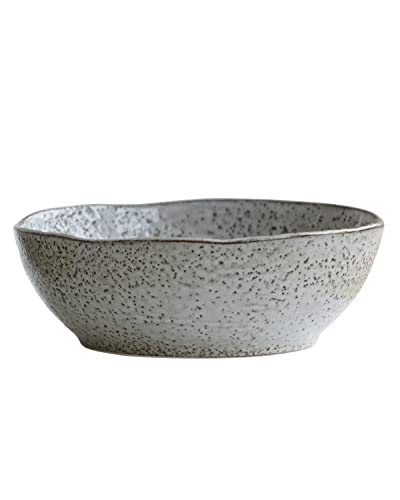 House Doctor - Bowl, Schüssel, Schälchen - Rustic - grau/braun - Ø 21,5 cm - Keramik - Handmade von House Doctor