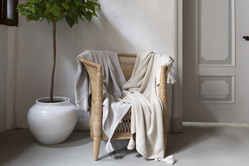 House in Style Tagesdecke Sardinie Plaid, House in Style Sardinie Plaid Grob gewebte Baumwolle House in Style Tagesdecke Sardinie Plaid, House in Style Sardinie Plaid Grob gewebte Baumwolle von House In Style