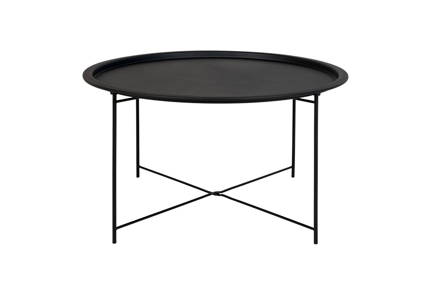 House Nordic Couchtisch Bastia, in Schwarz, Metall - 43cm (H) von House Nordic