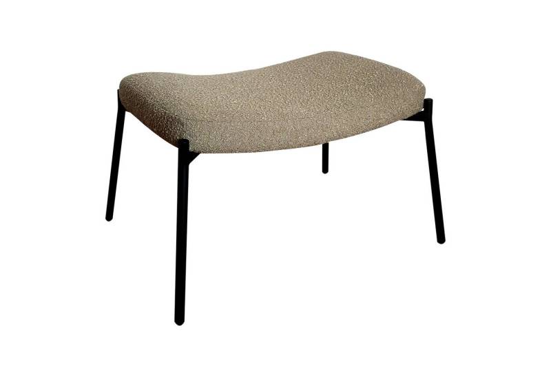 House Nordic Fußhocker in Braun, Stoff - 61x36x41cm (BxHxT) von House Nordic